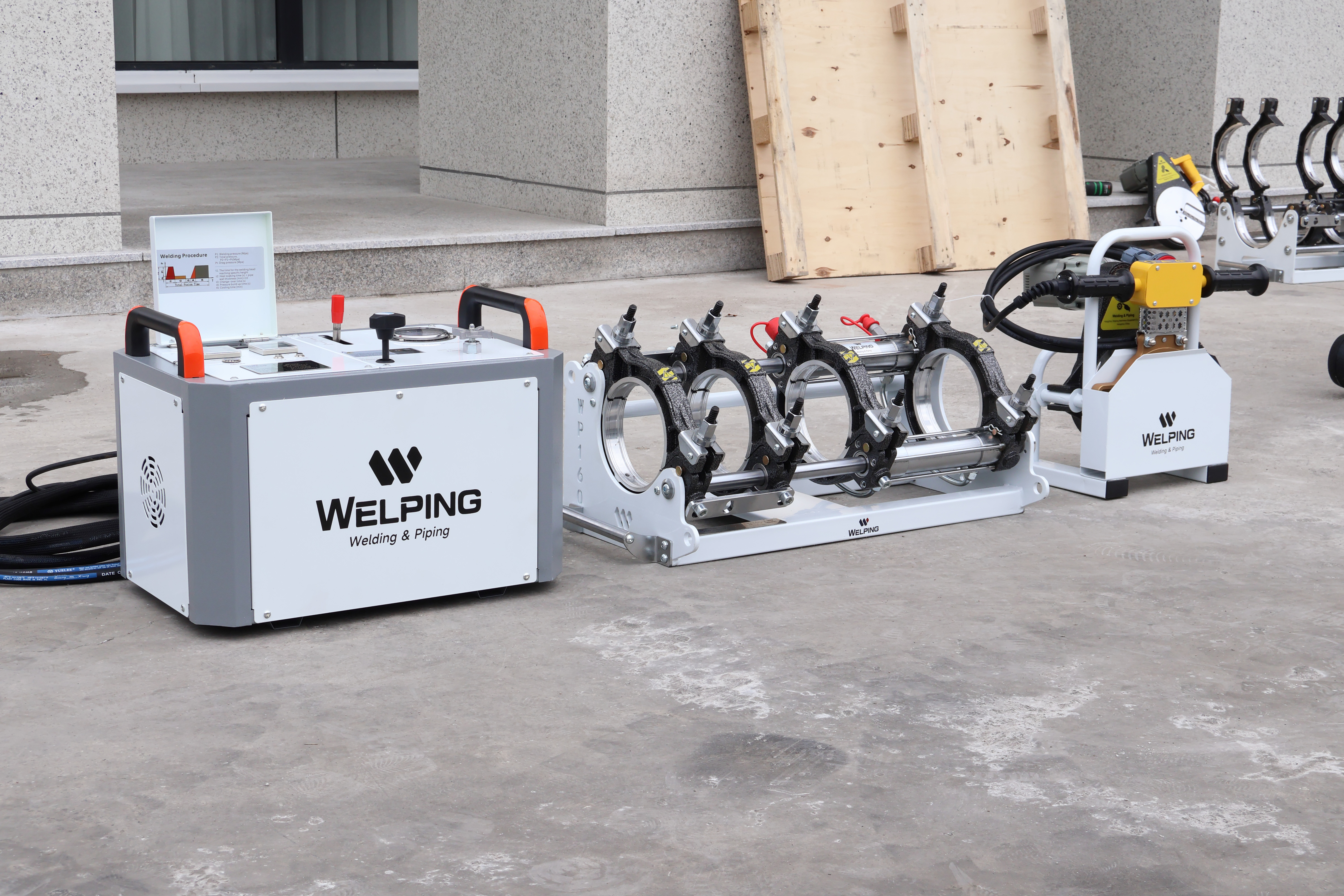 Seri High-End Hidraulik HDPE Pipe Fusion Welding Machine WP160A Pro