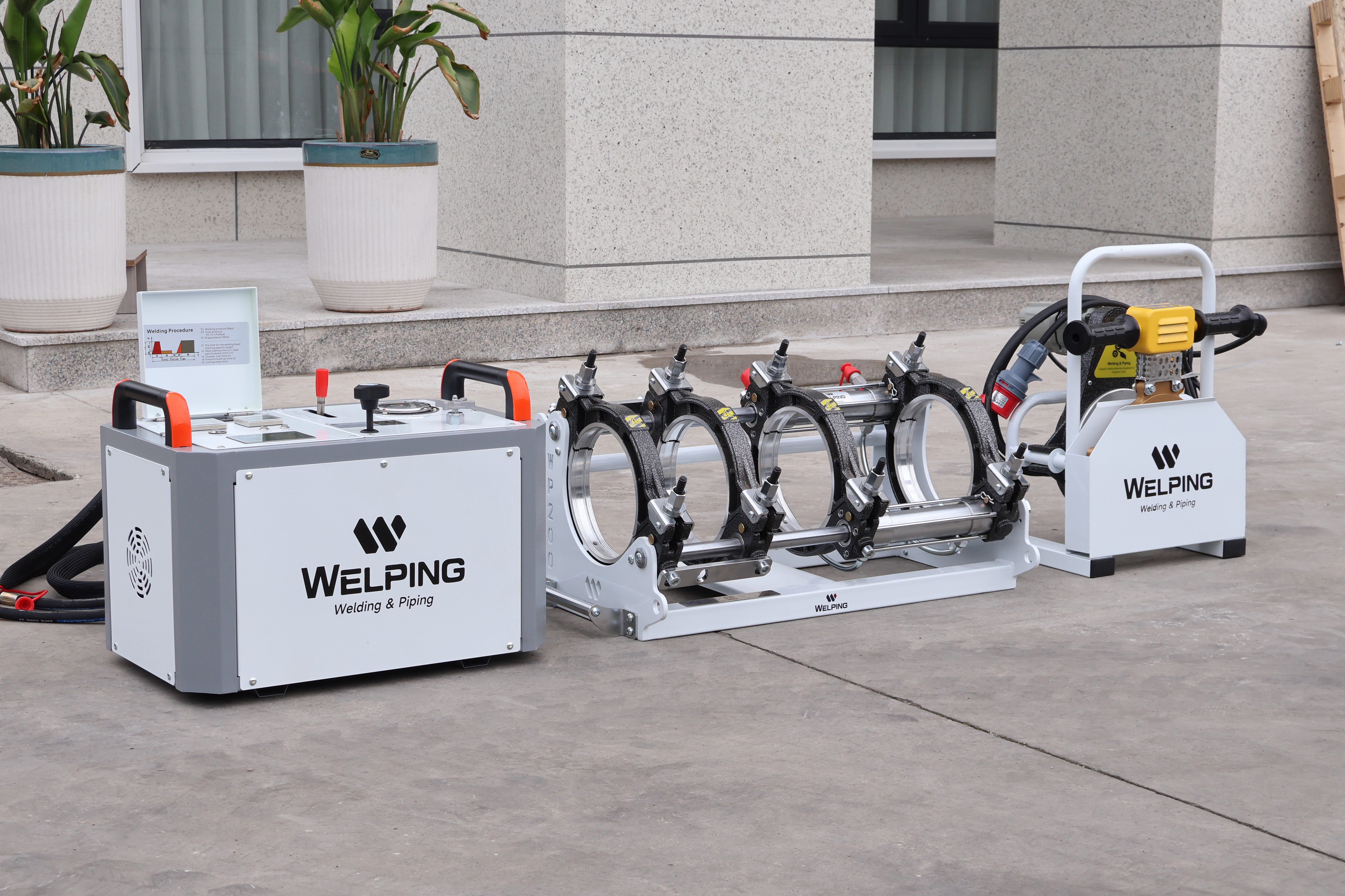 Seri High-End Hidraulik HDPE Pipe Fusion Welding Machine WP200A Pro