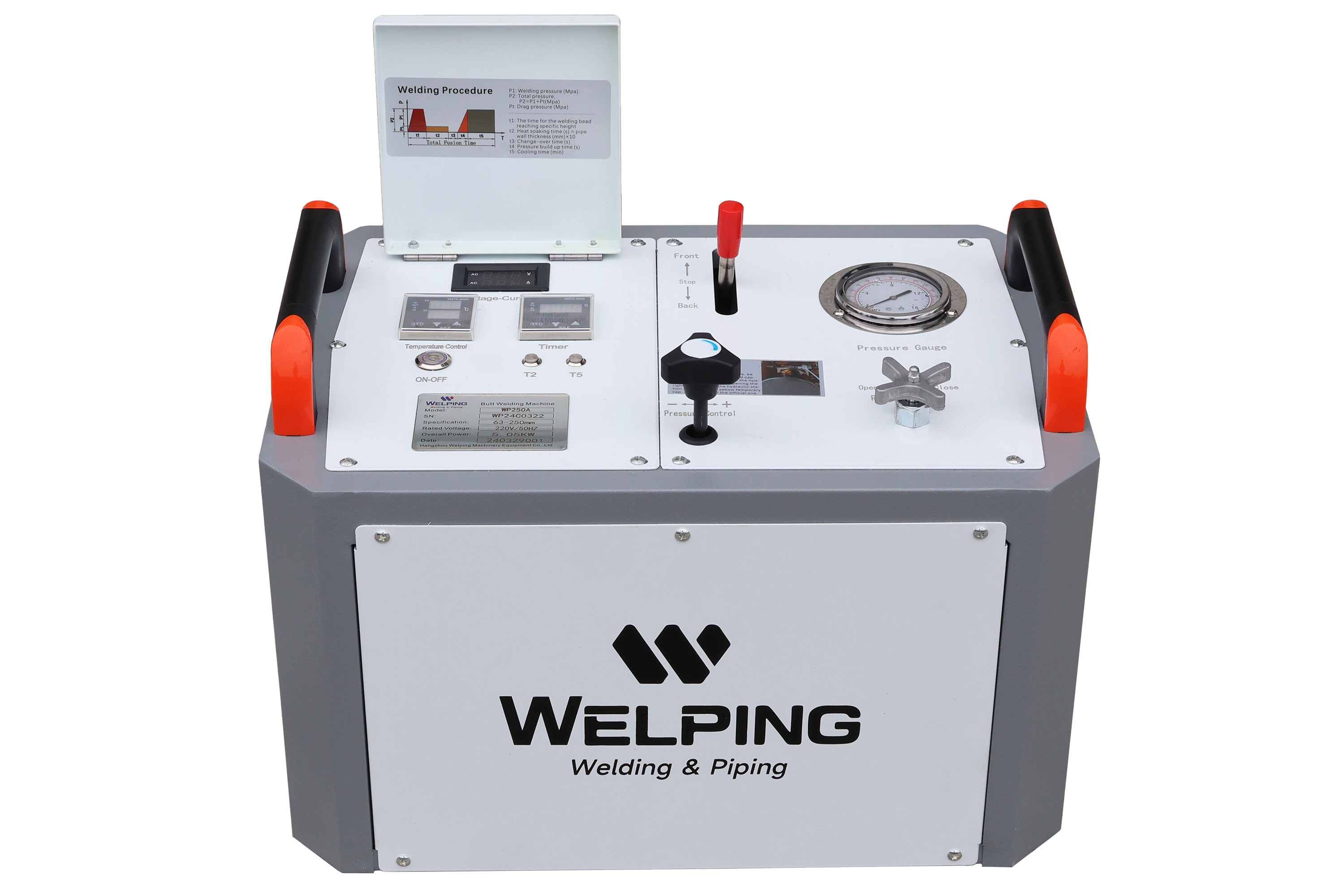 Seri High-End Hidraulik HDPE Pipe Fusion Welding Machine WP250A Pro